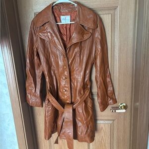 LEATHER COAT